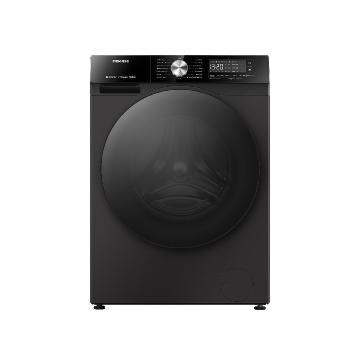 Hisense - 10Kg/6Kg Smart Washer Dryer with Durable Inverter Motor, Black - WD3s1042BB