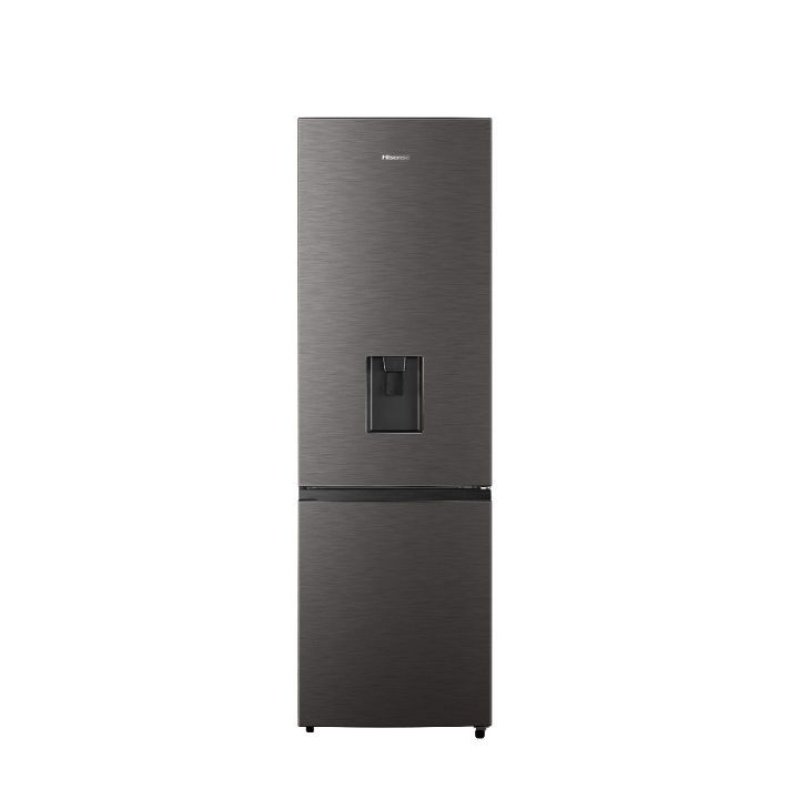 Hisense - 263 L Stainless steel, fridge-freezer Freestanding, Titanium - H370BIT-WD