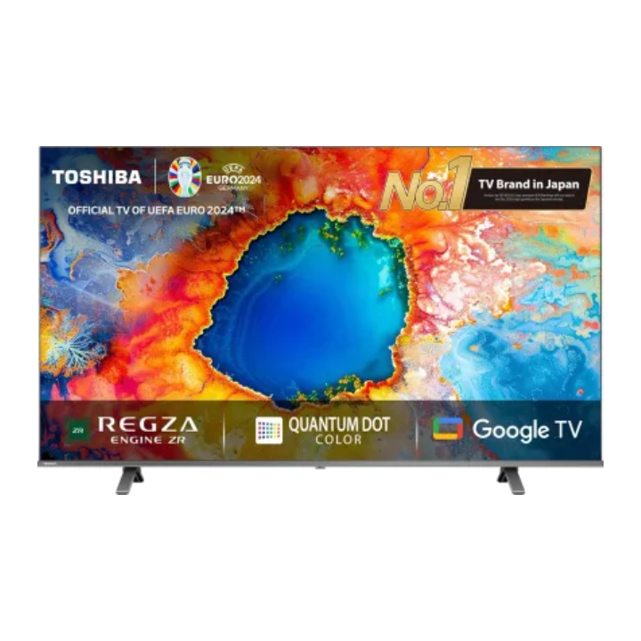 TOSHIBA - 85 inches C450NP Series 4K Ultra HD Smart Google QLED TV - 85C450NP 