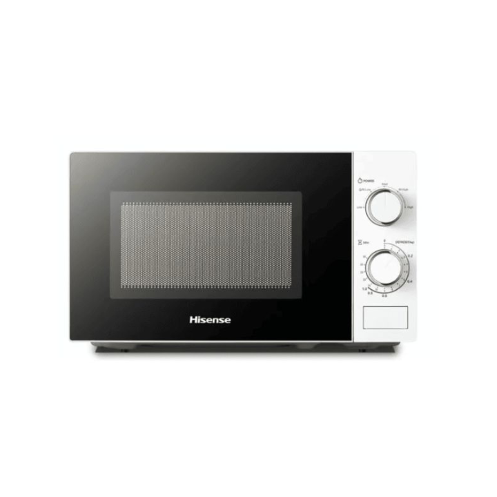 Hisense - 20 Liters Solo Microwave Oven for Kitchen, 700W, Compact Design, 5 Power Levels to Support Cooking Options as Defrost, Food Heating - H20MOWS14